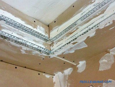 How to make a box of drywall on the ceiling with your own hands (+ photos, diagrams)
