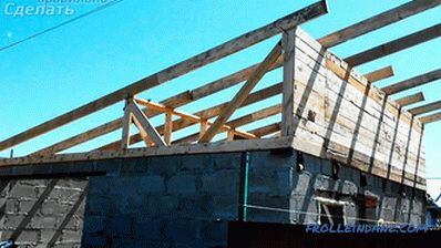 How to make a lean-to roof garage