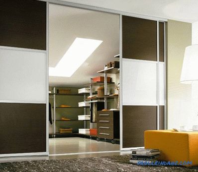 Do-it-yourself sliding partitions - installation and manufacturing (+ photos)