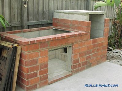 How to make a barbecue from a brick do it yourself