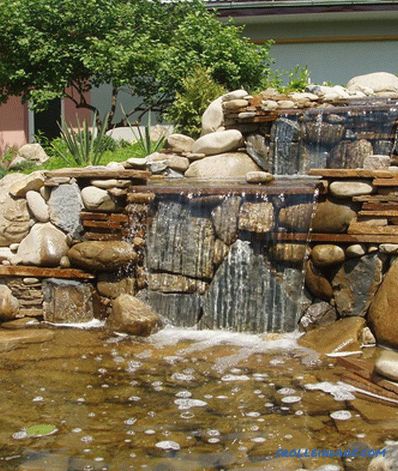 How to make a fountain in the country with their own hands + video