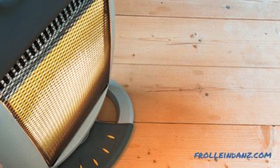 Technical characteristics of infrared heaters