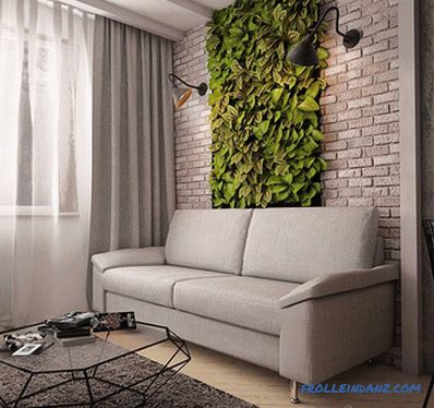 How to make a living room in the apartment