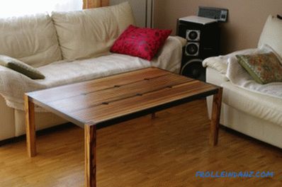 Coffee table do it yourself from scrap materials