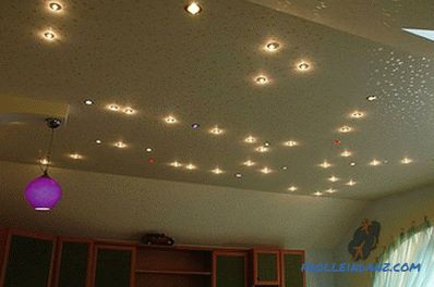 Spot lights for plasterboard ceilings