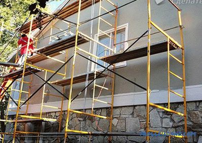 DIY scaffolding - how to make + photos, schemes