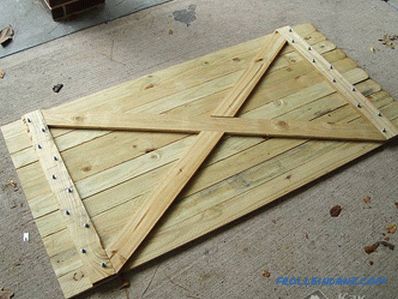 Wicket do-it-yourself - how to make and install a wicket (+ photo)