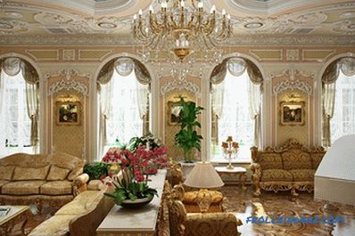 Baroque style in the interior - design rules and 40 photo ideas