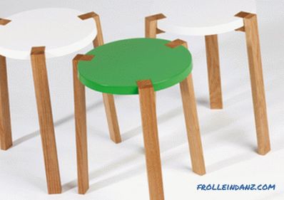 Wooden stool do it yourself: make it quick and easy