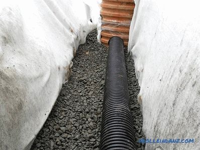 How to make drainage at home