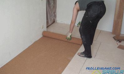 Cork underlay for laminate - selection and installation + Video