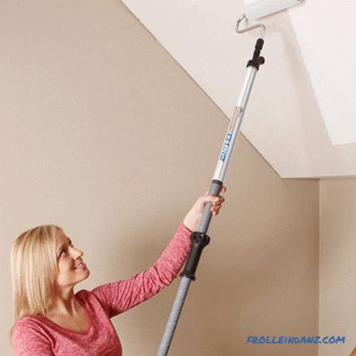 How to clean the whitewash from the ceiling