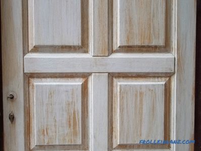 Restoration of wooden doors do it yourself (photo and video)