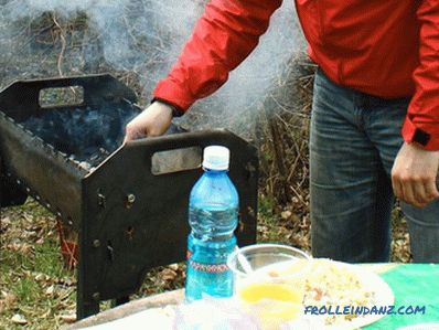 Folding grill with their own hands (+ photos)