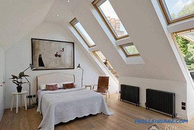 Loft design in a private house