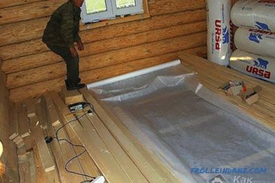 How to insulate a log house - insulation of a log house