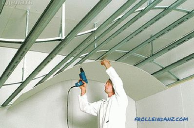 Multi-level ceiling do it yourself - installation of a multi-level ceiling + photo and video