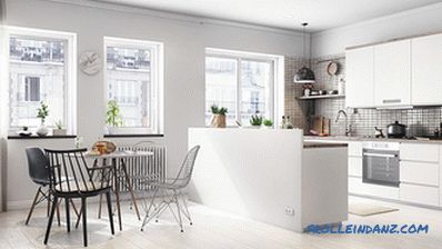 Scandinavian style in the interior of the apartment