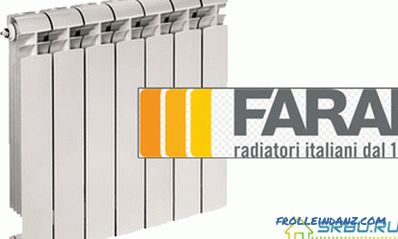 Dimensions of aluminum radiators and their sections
