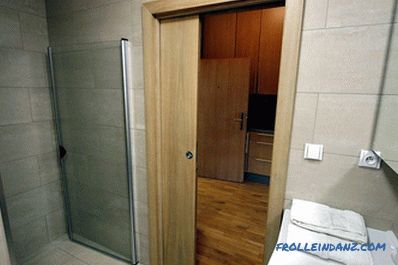 Which door is better to put in the bathroom and toilet