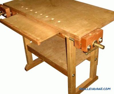 making the frame, countertops, mounting vice