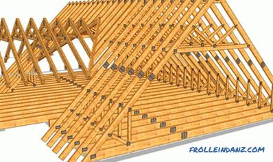 How to install rafters on the roof