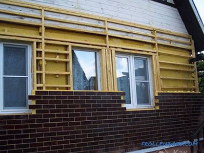 Finishing the facade of the house with thermopanels - thermopanels on the facade
