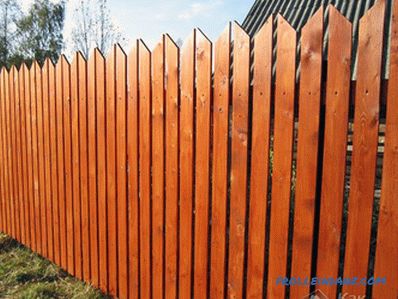 How to make a wooden fence - a fence made of wood