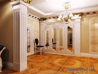 Decorative columns in the interior - use