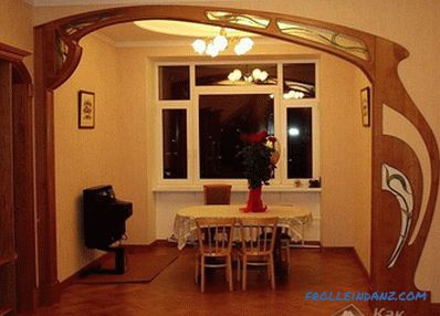 Decorating the arch with your own hands - decorating the arch in the apartment