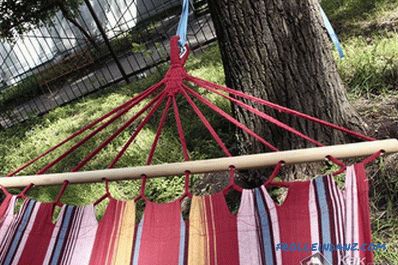 How to make a hammock with your own hands + photo
