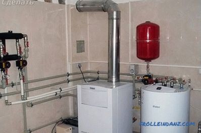 How to connect the boiler to the boiler