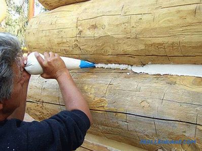 How to caulk log house with your own hands