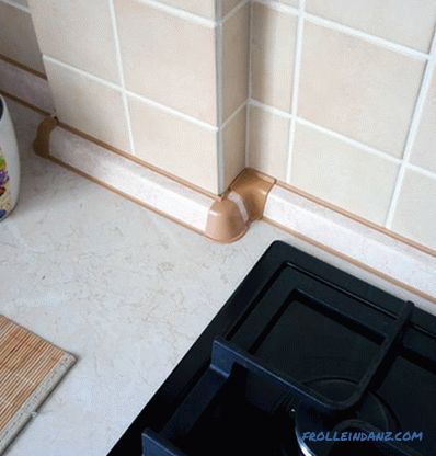How to hide a gas pipe in the kitchen