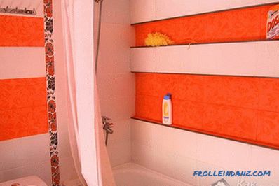 How to align the walls in the bathroom