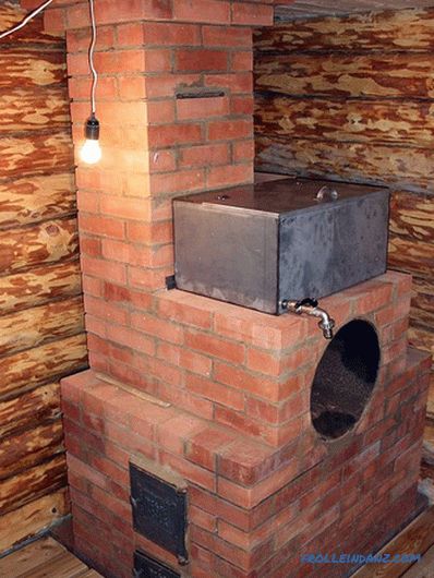 Brick stove for a bath with his own hands