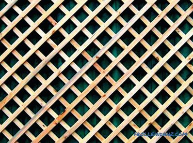 Making wooden lattices do it yourself: options