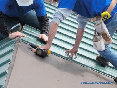 How to roof a professional flooring with your own hands