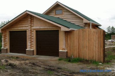 Wooden garage do it yourself: recommendations
