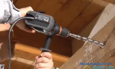 How to drill a concrete wall, metal, tile and wood + Photo and Video