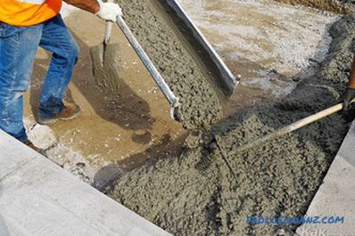 How to make concrete - concrete with their own hands