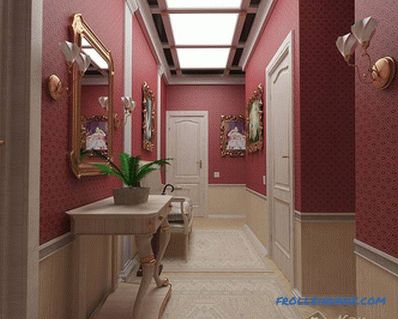 How to choose a wallpaper for the corridor (+ photo)