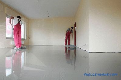 How to choose a self-leveling floor - types of self-leveling floors