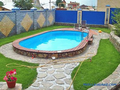 Swimming pool in the country with their own hands + photos, schemes
