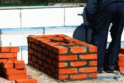 Brick chimney with their own hands