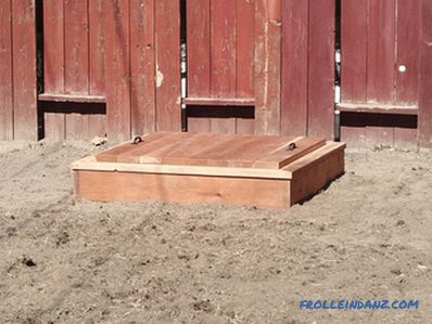 How to make a sandbox for children in the country or at home + Photo