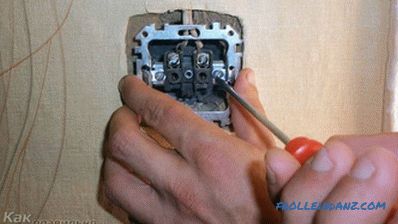 Do-it-yourself replacement of the outlet - installation of an outlet