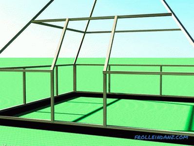 Greenhouse pyramid with his own hands - from polycarbonate