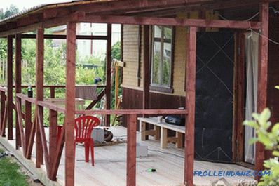 How to attach a veranda to the house with their own hands (+ photos)