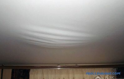 Do-it-yourself ceiling stretch repair